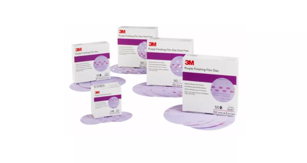 3M™ Hookit™ 紫色精细研磨薄膜砂碟 260L